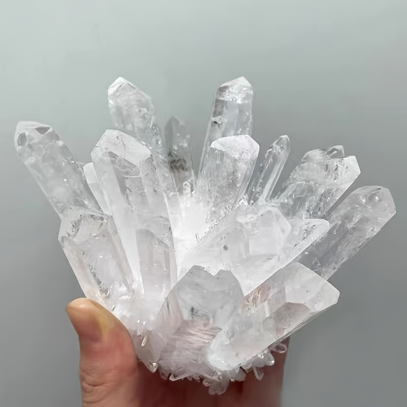 

Natural White Crystal Cluster, Home Furnishings, Festival Gift