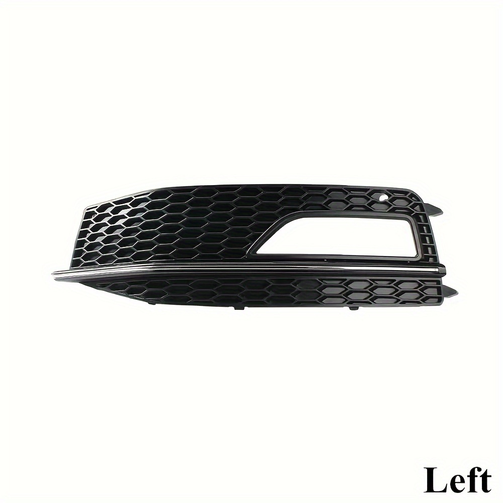 X AUTOHAUX 1 Pc Front Left Fog Light Grille Bumper Grill Cover For Audi 8K0807681L