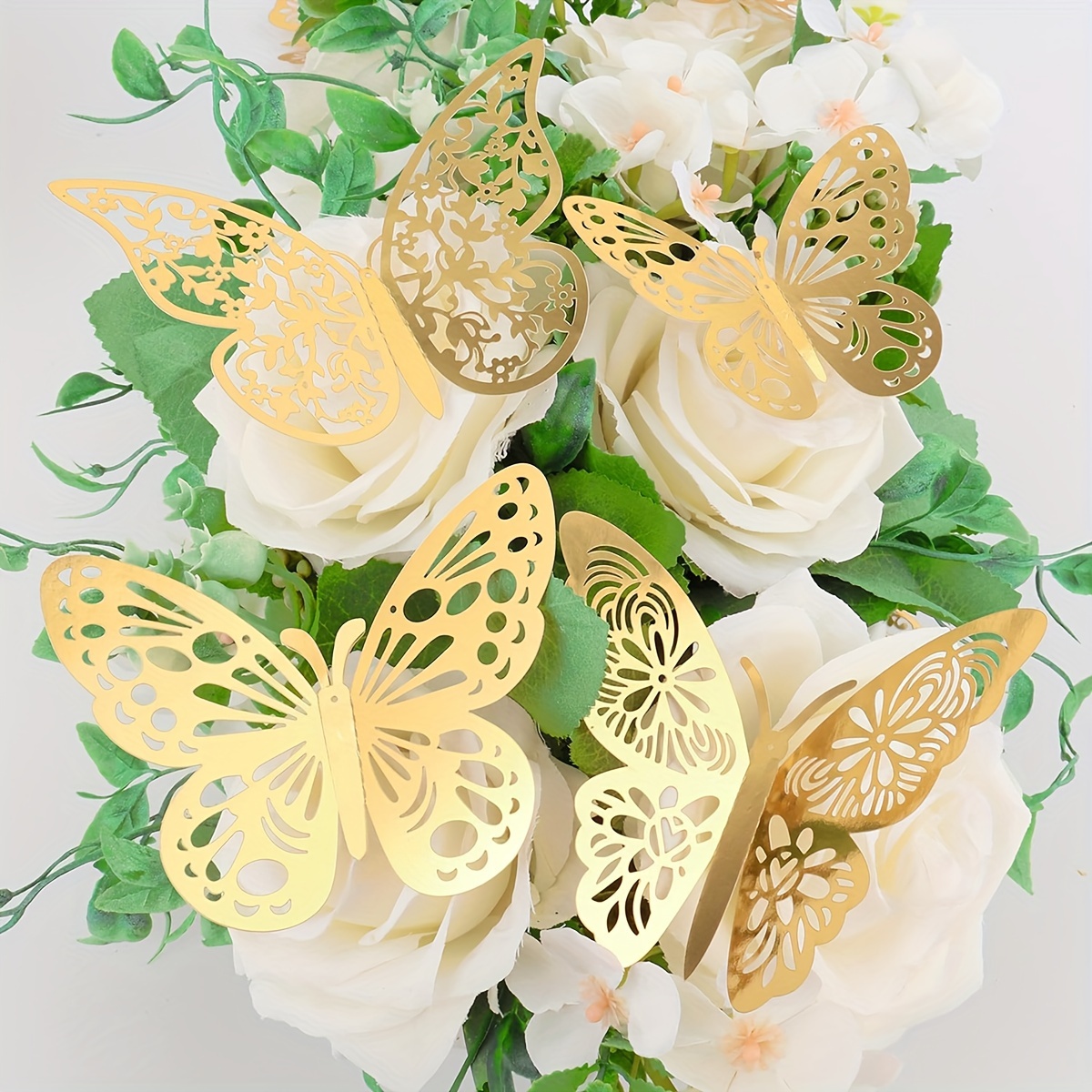 TEMU 27pcs Decorative Stickers, 3d Decals, Removable Stickers, Suitable For Room Decor, Balloon Decor, Wedding Decor, Holiday Celebration Decor