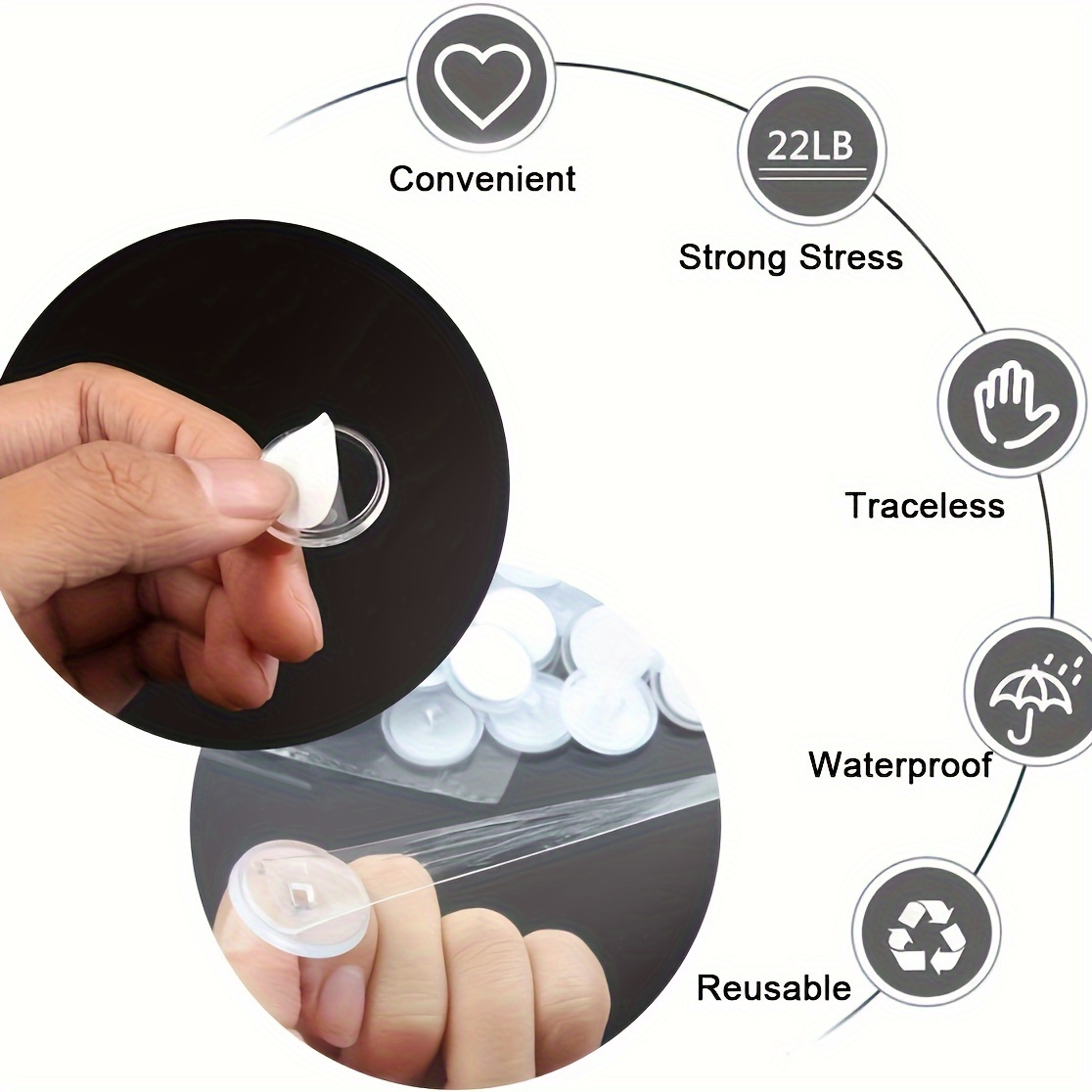 Self adhesive Ceiling Hooks Balloons Decorations Temu