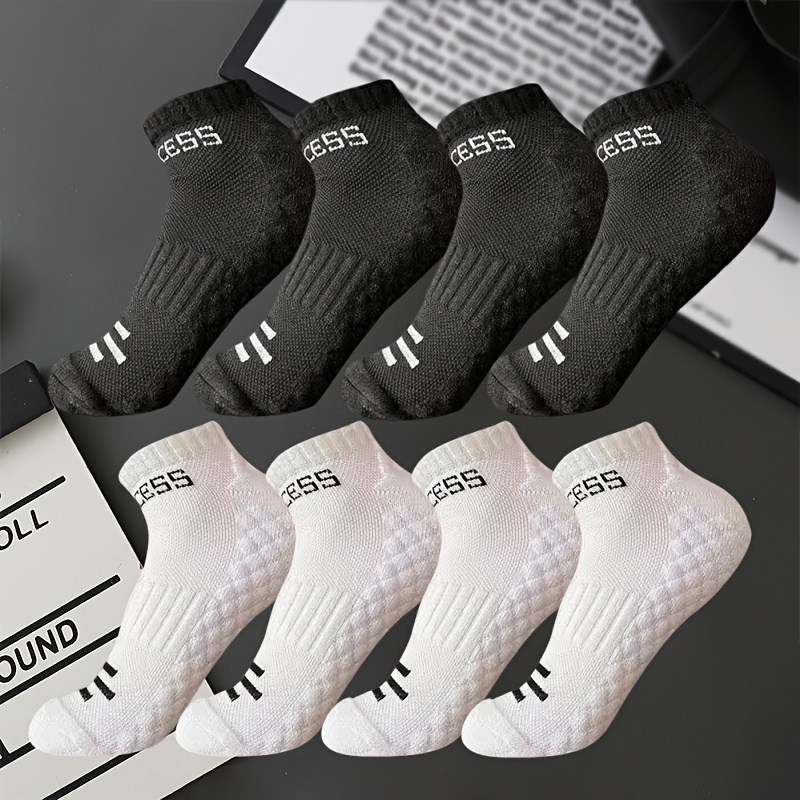 E-shop 8 Paar Unisex Ganzjahres-Socken aus weichem, atmungsaktivem bequemem -Mix mit rutschfester Terry-Unterseite, schweißabsorbierend, geeignet für