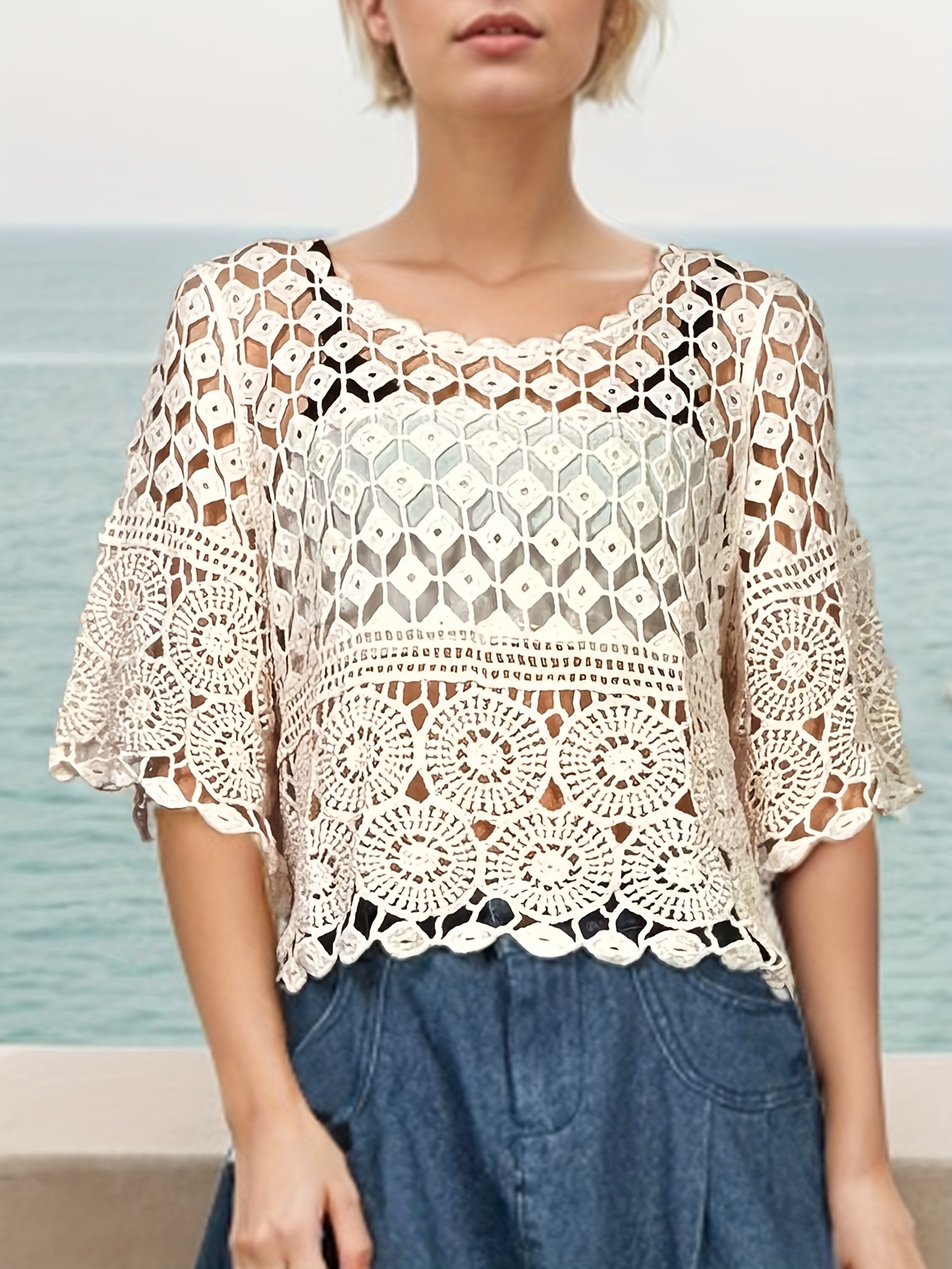 Crochet Verano Camisetas De Crochet Mujer Camiseta Crochet Mujer