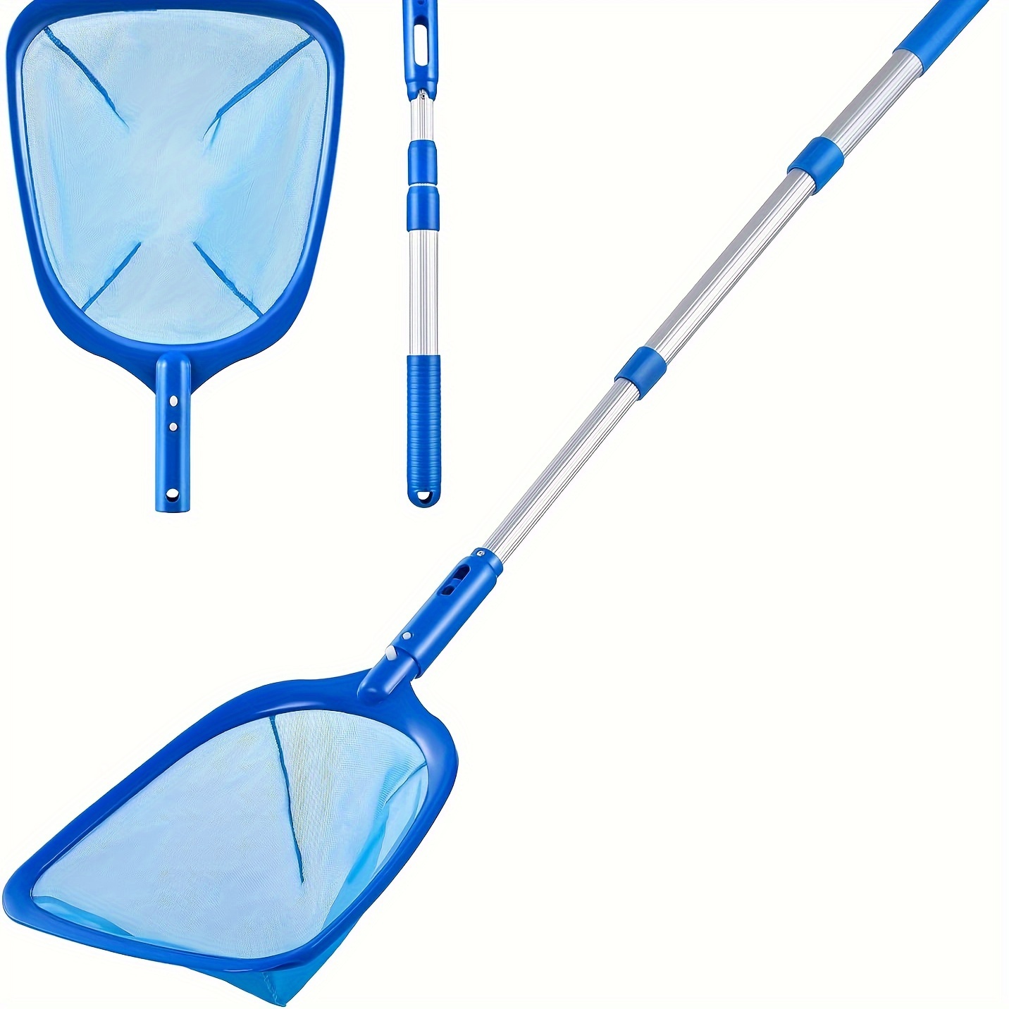 2 Skimmer Nets Leaf Skimmer Pool Cleaning Kit Swimming Pool - Temu