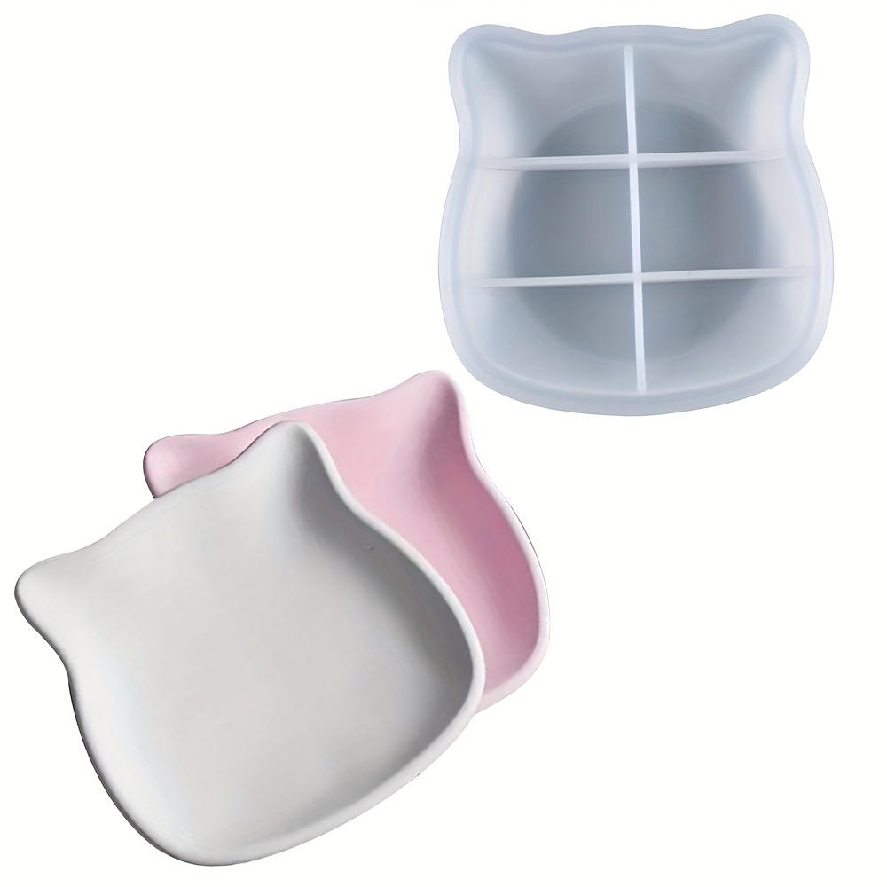Creative silicone plume plateau moule-silicone moule pour