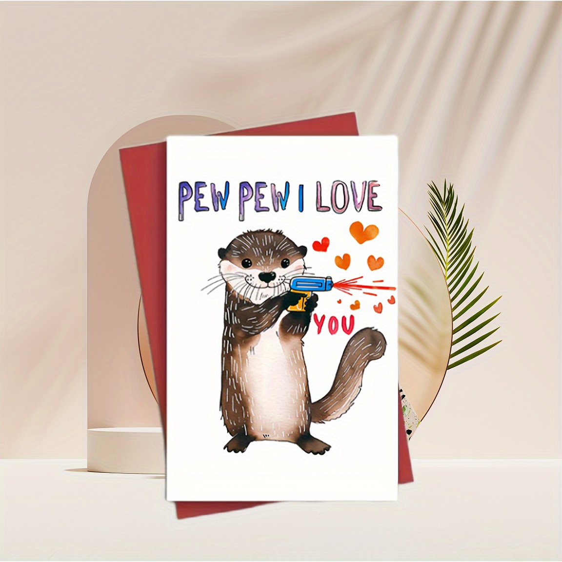 

Cartoon Love Greeting Card - Paper, Christmas, Valentine's Day & More - Touch By Newzeli