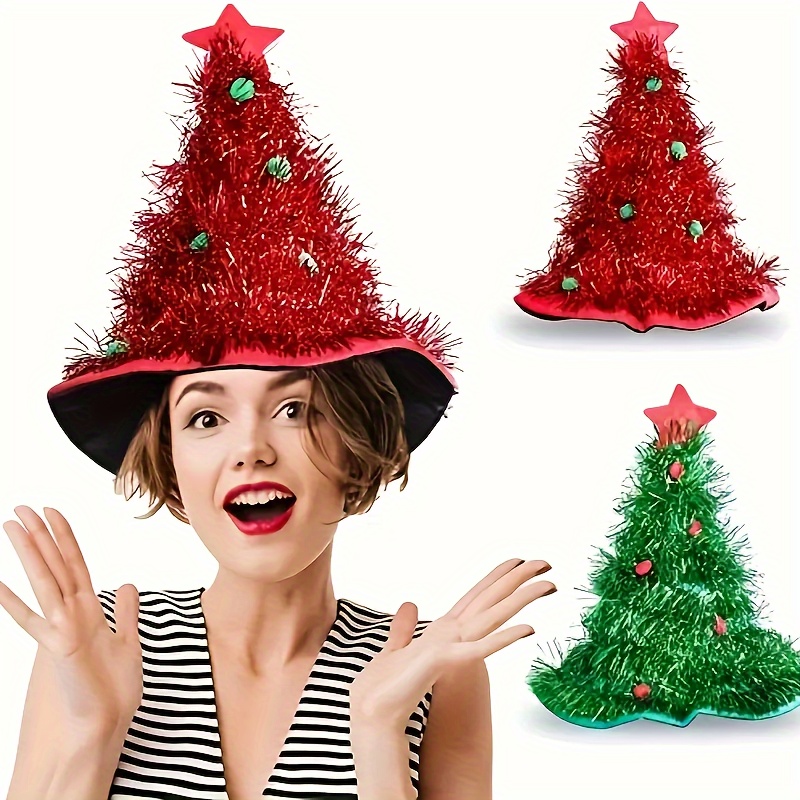 

Wiyyh 1/2 Pcs Top And Ornaments, Reusable Hat For New 's & Christmas , Suitable For Weddings, Birthdays, Parties, Polyester For , No Needed