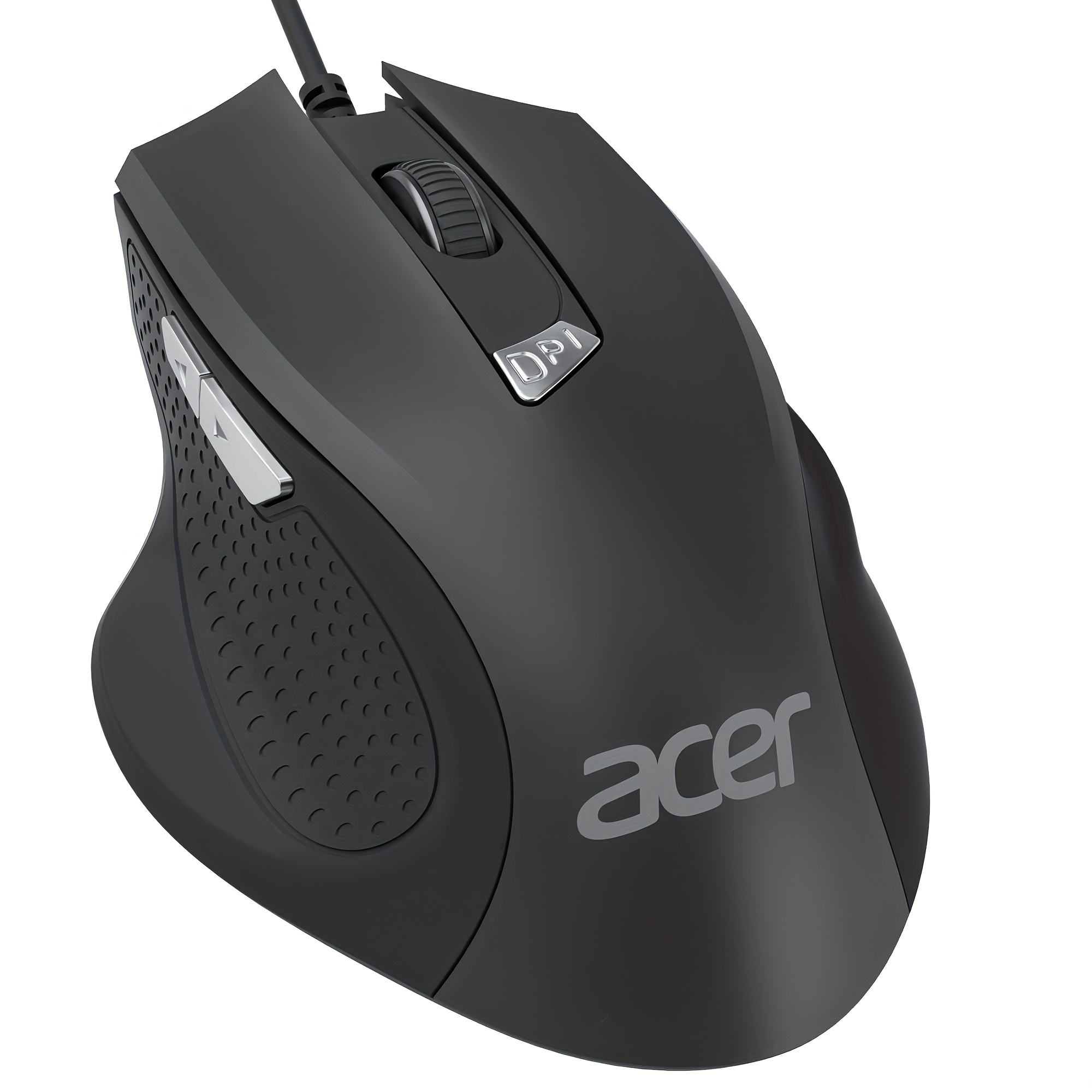 Acer 3200 Dpi Wired Mouse, 4 Adjustable Dpi Usb Computer Mouse With Side Buttons, 5ft Cord, 6 Buttons, Compatible With Laptop, Pc, Desktop