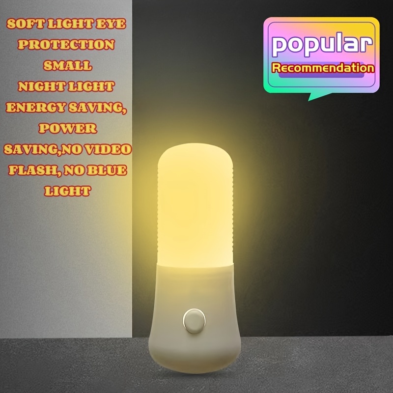 

And Creative Night Light, Lamp With Switch, Energy-saving Night Light, Smart Home Light, Soft Night Light Halloween Christmas Gift