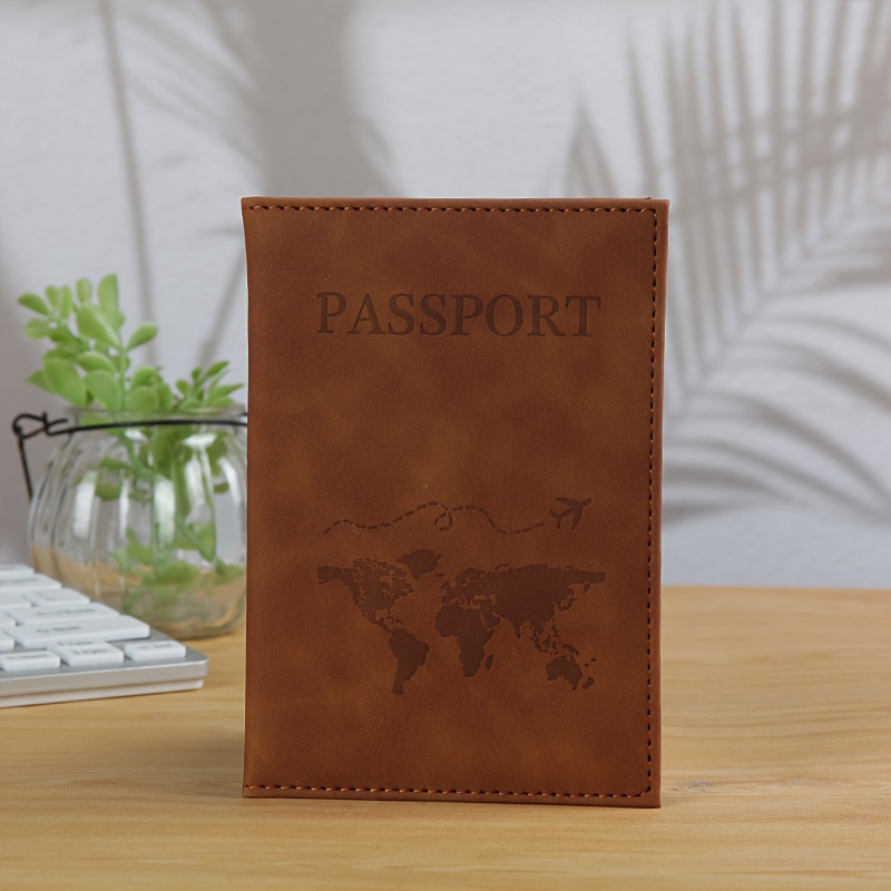 1pc Simple Passport Holder, Convenient Passport Case