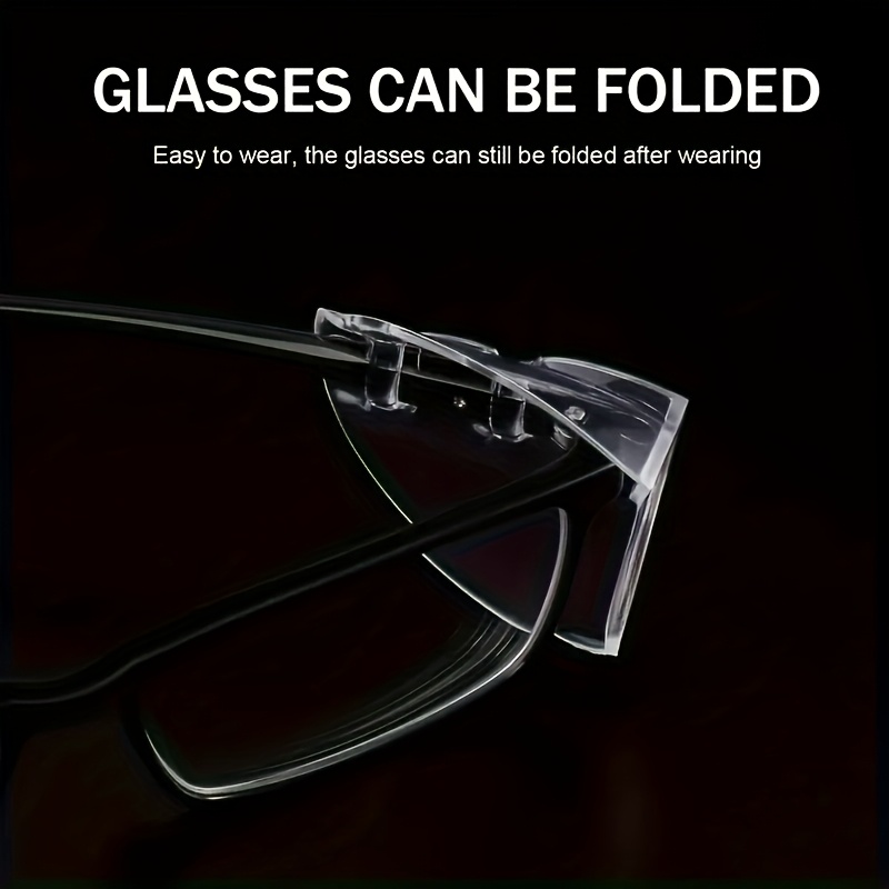 Lot De 4 Paires Protections Latérales Transparentes Universelles Pour Lunettes De Sécurité - Leeneen