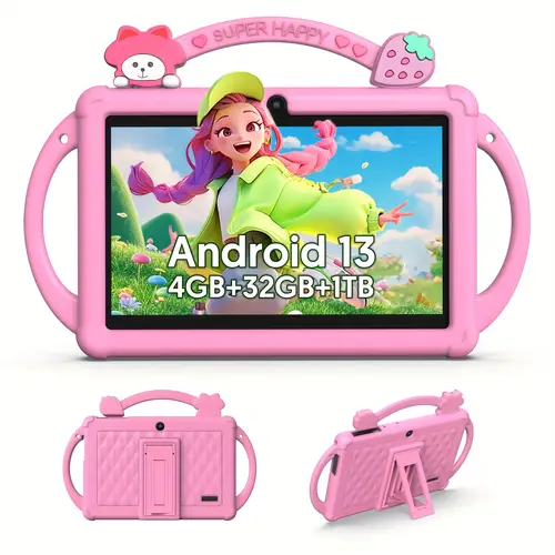 7 inch android 13 tablet 32gb rom 2gb 1tb extended memory tablets android space deal hd protector core 0 3mp 2 0mp 3500mah christmas gift tablets for adults best for christmas