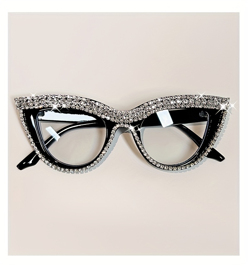 элегантная кошка   очки с   украшениями, подходящими для пресбиопии от 10 до 40 диоптрий   и детали линз 8