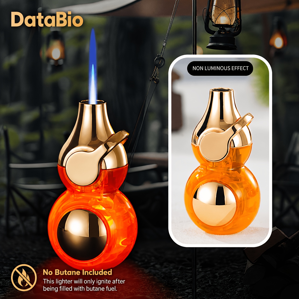 TEMU (no Butane) , Lighter, Rocker Ignition, With Transparent Gas Window, Gas Lighter, Classic Mini Portable Flashlight Lighter, Windproof Lighter,