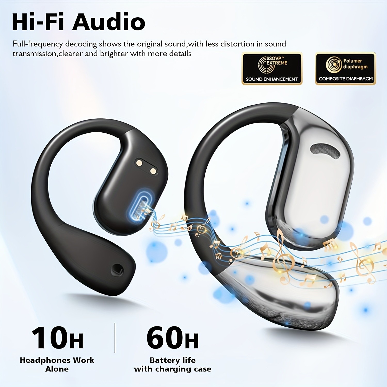3-in-1 AI Translation Earbuds with Wireless Bone Conduction Headphones, Instant Translation for 156 Languages, Available in Beige and Black