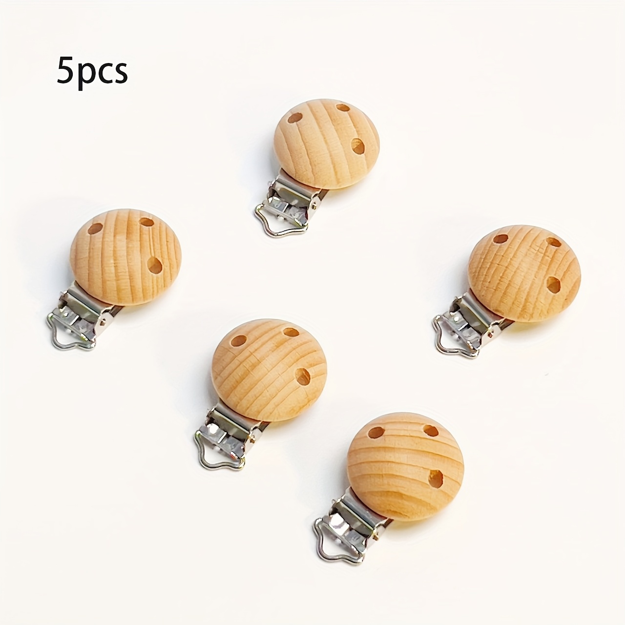 Image of 5-10pcs Wood Clasp Diy Beading Accessories Diy Supplies, Diy Wallet Making