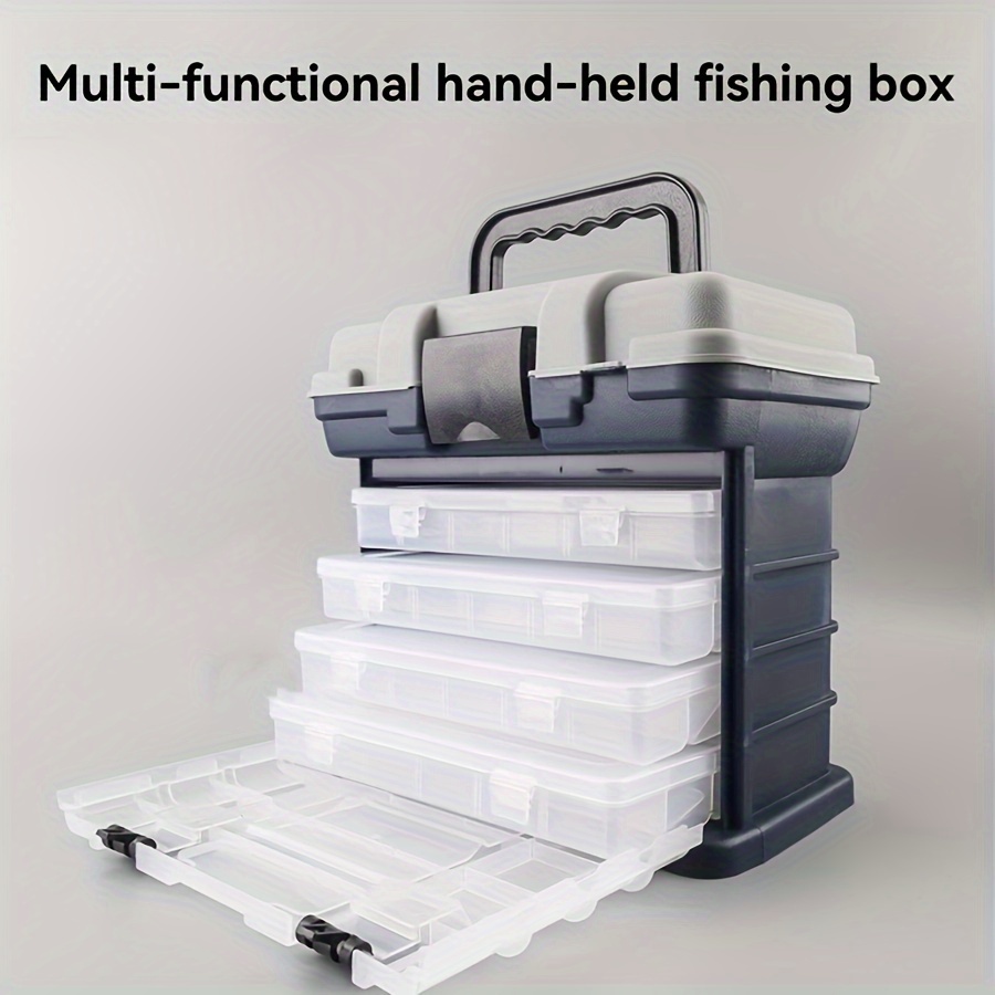 Fishing Tackle Box Multifunctional Fishing Seat Box Wheels - Temu