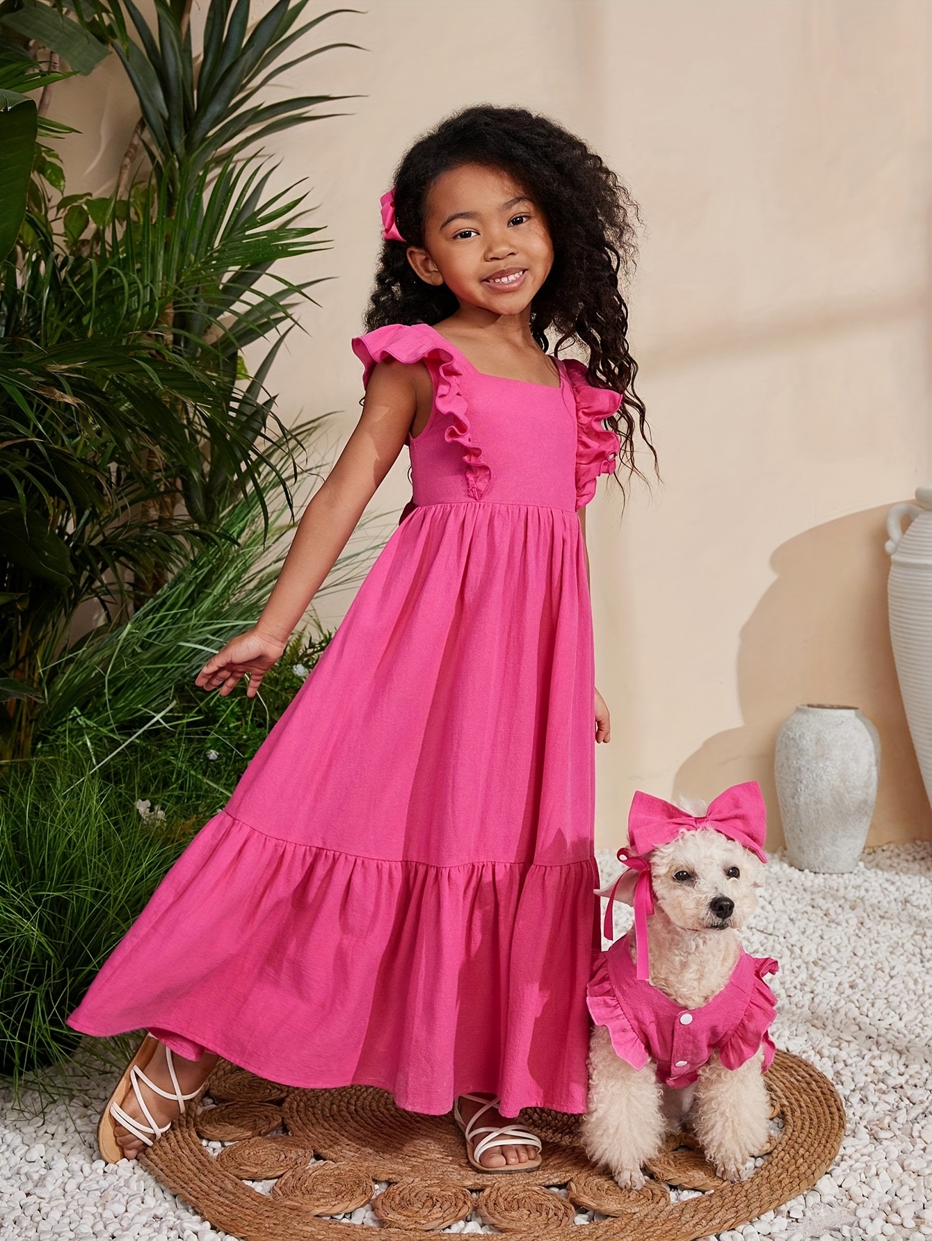 hot pink festival dress Shop the Zoe Mini Dress in Hot Pink main image 1