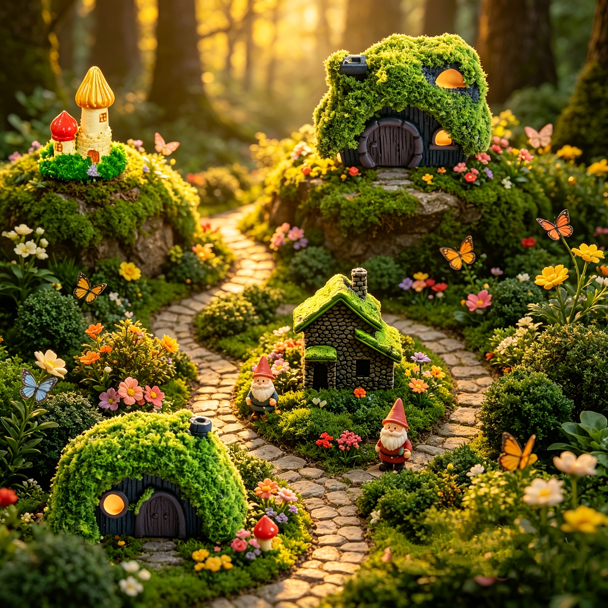 4pcs micro landscape landscaping additions resin miniature garden train ornament sand table model decoration desktop mini landscape home indoor decorations small objects bonsai gardening matching small model photo props creative ornaments small mode