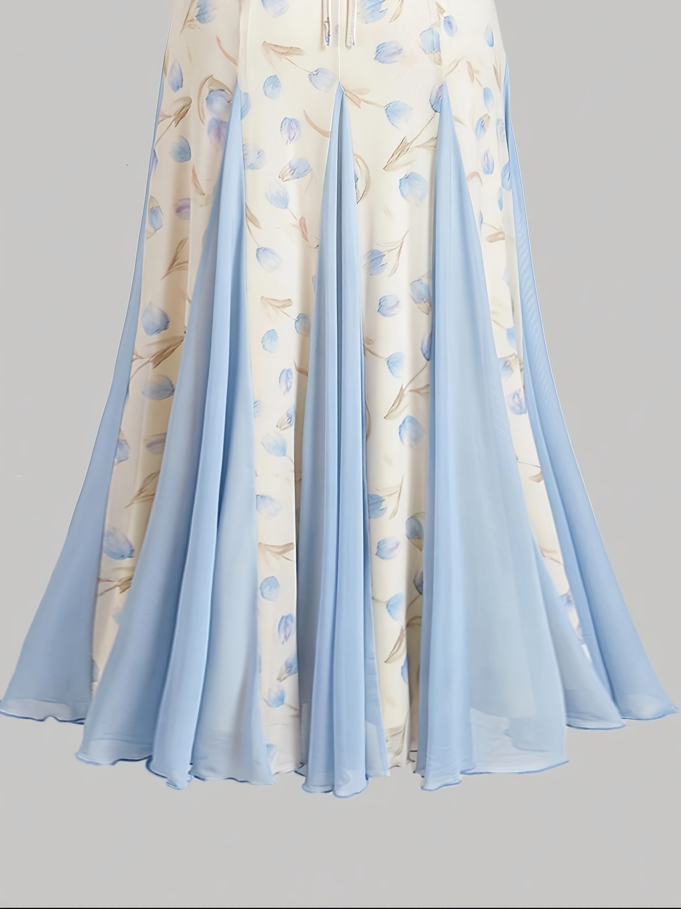 knee length dresses for ladies Ladies tulip sleeve A- Line dress main image 1