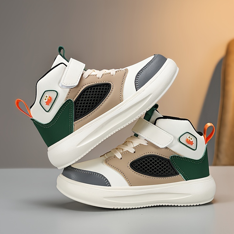 Alternative view of Zapatillas Altas Casuales para Niños, Calzado Atlético Transpirable para Actividades al Aire Libre y Uso Urbano