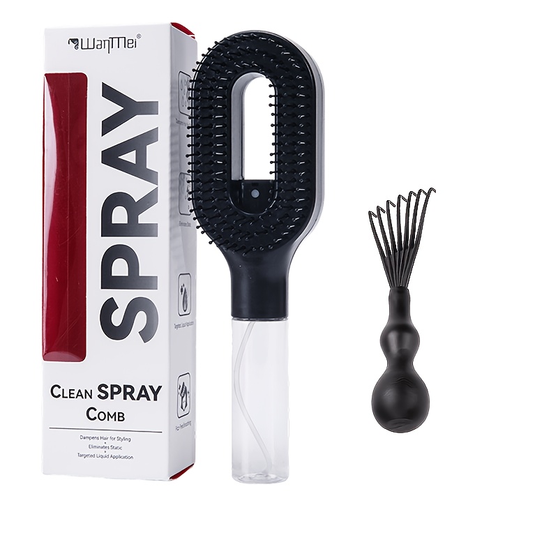 2pcs Spray Hair Brush Set with Hollow Vented Fast Drying Brush