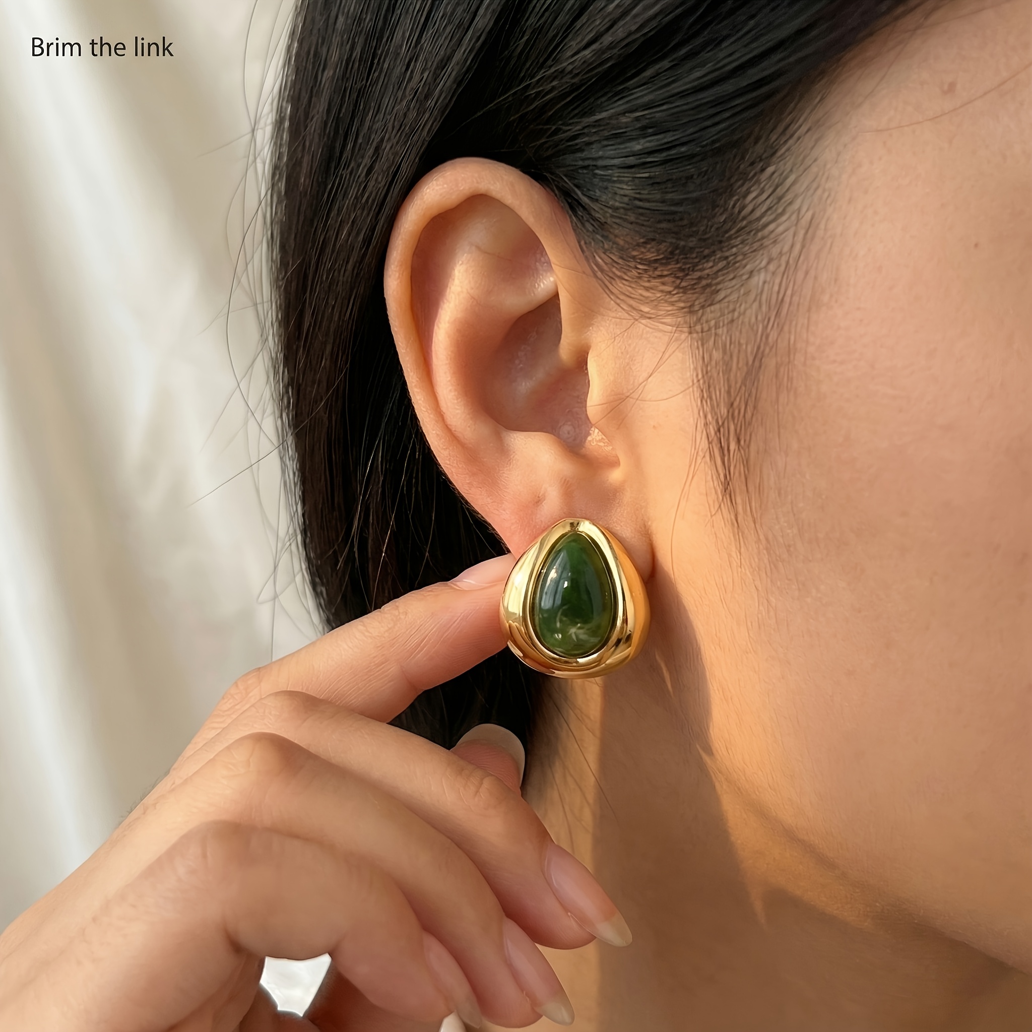 Women's Hypoallergenic Stainless Steel Earrings, Versatile Gift