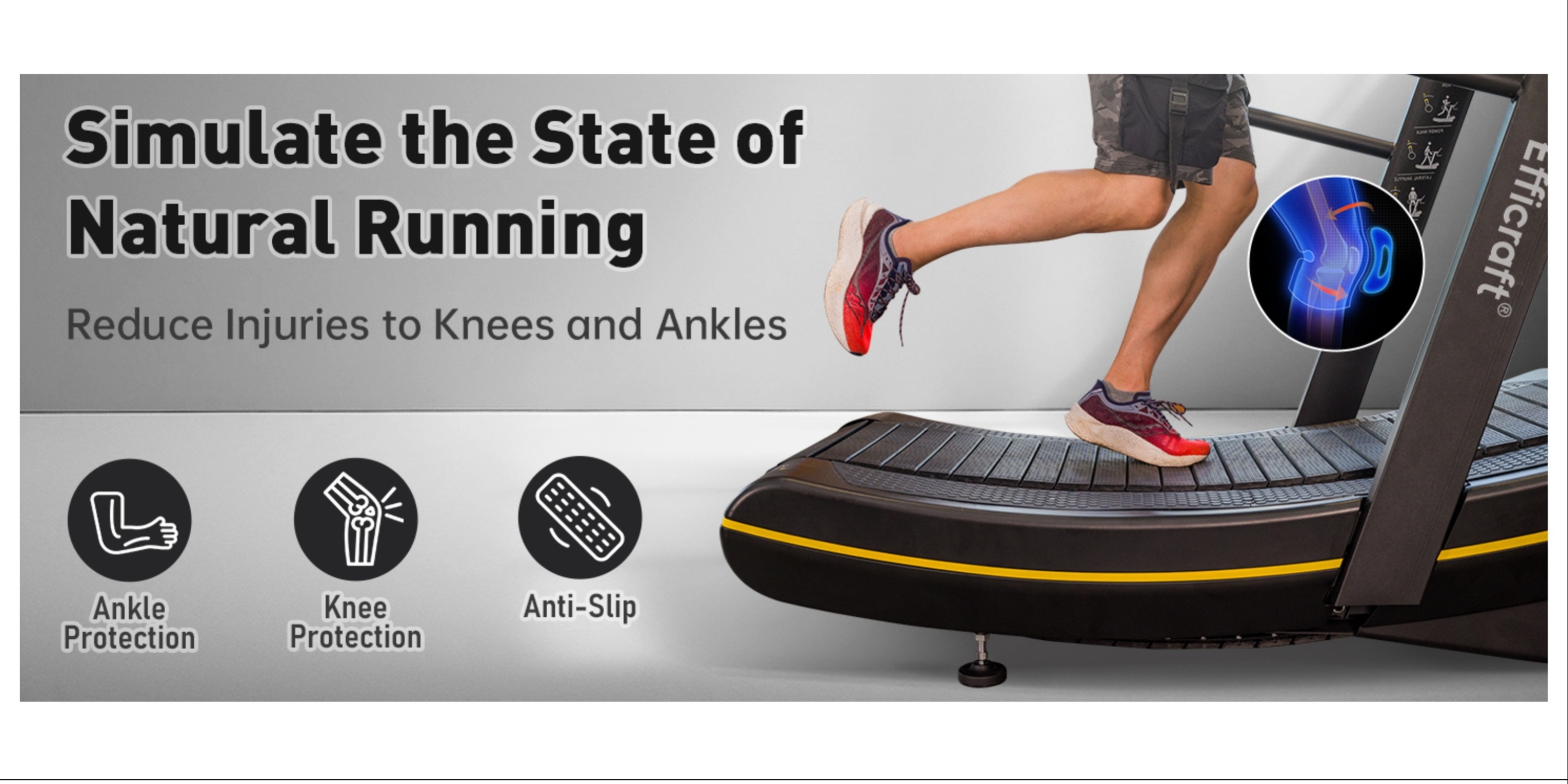 manual curved treadmill 8 level   lcd display non electric fitness equipment for home gym cardio anaerobic training Product details 2