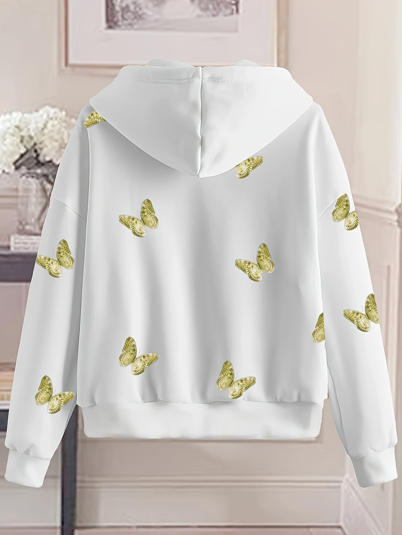 plus size women's plus size print hooded long Temu Germany