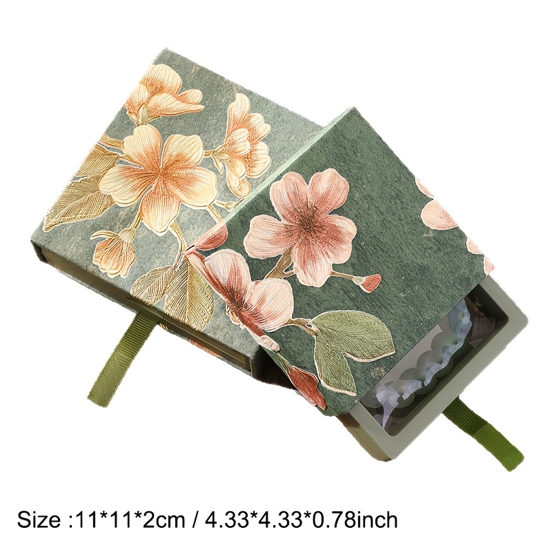 New Chinese-style Floral Jewelry Box, Antique PE Floating Storage Box