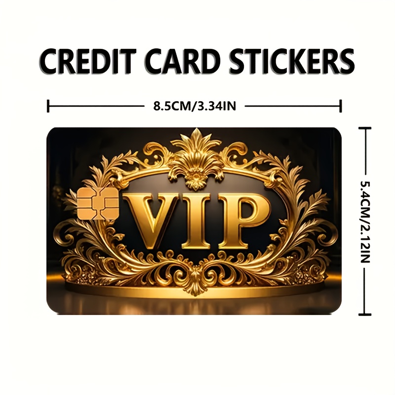 TEMU Vip Privilege Card, Bank Card, Credit Card, Debit Card, Transportation Card, Card, Skin Stickers.