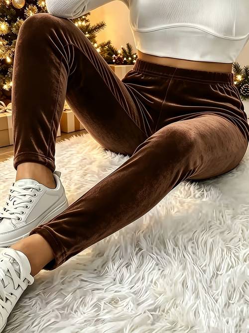 item picture womens elegant velvet leggings autumn fashionable
