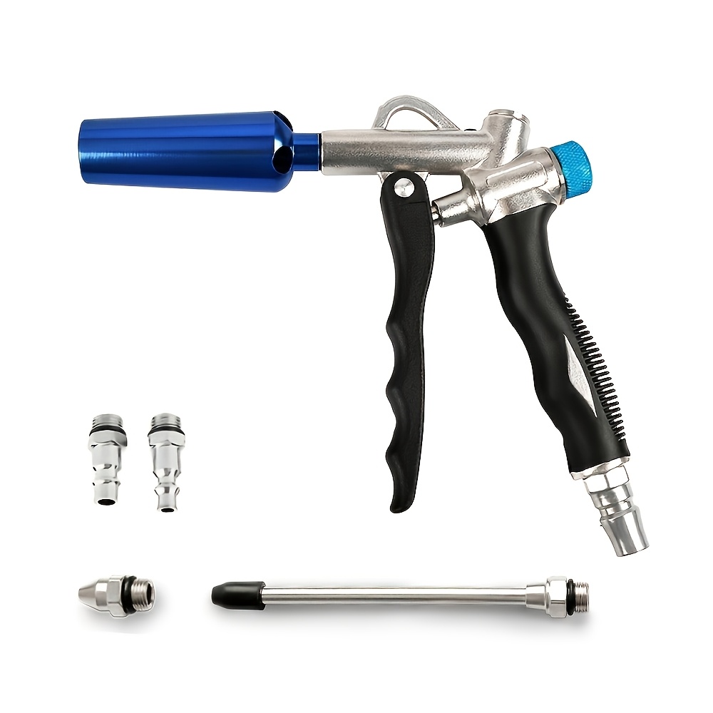 TEMU Kit professionale pistola soffiatrice ad aria 3 in 1 con flusso d'aria regolabile, soffiatore per , utensile universale per soffiaggio ad aria,