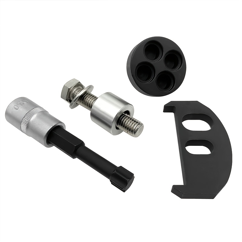 ZKTOOL 4-Piece Crankshaft Turning and Locking Tool Kit for BMW Engines