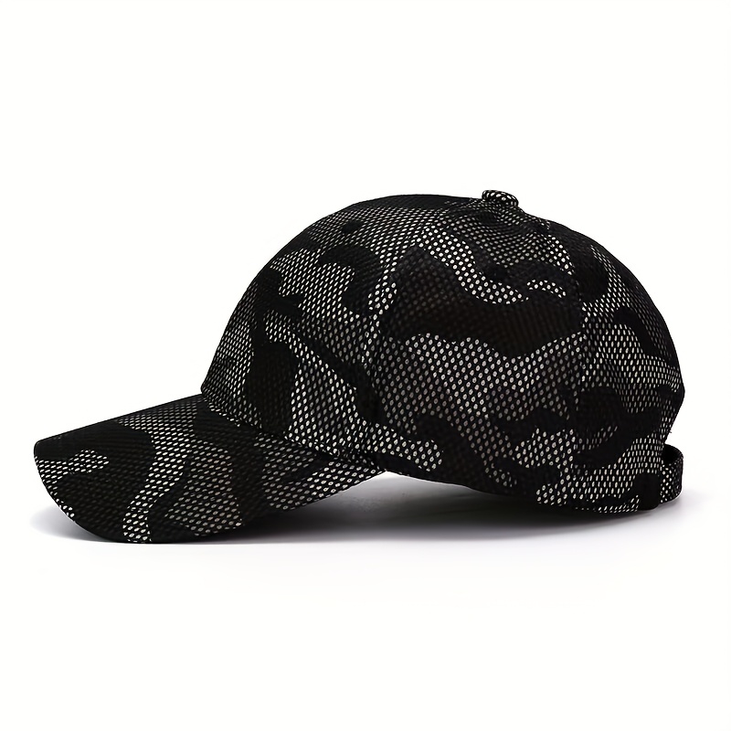 Image of Outdoor Mountaineering Men's Hat Spring Fashion Casual Hat Camouflage Duckbill Hat Baseball Cap Breathable Hat