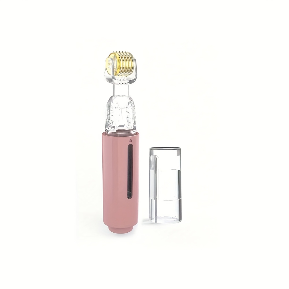 Image of A Skin Roller Microneedle Beauty Tool For Men And Women, Featuring A 0.25mm Microneedle Roller For Facial, Scalp, And Beard Skin Stamping