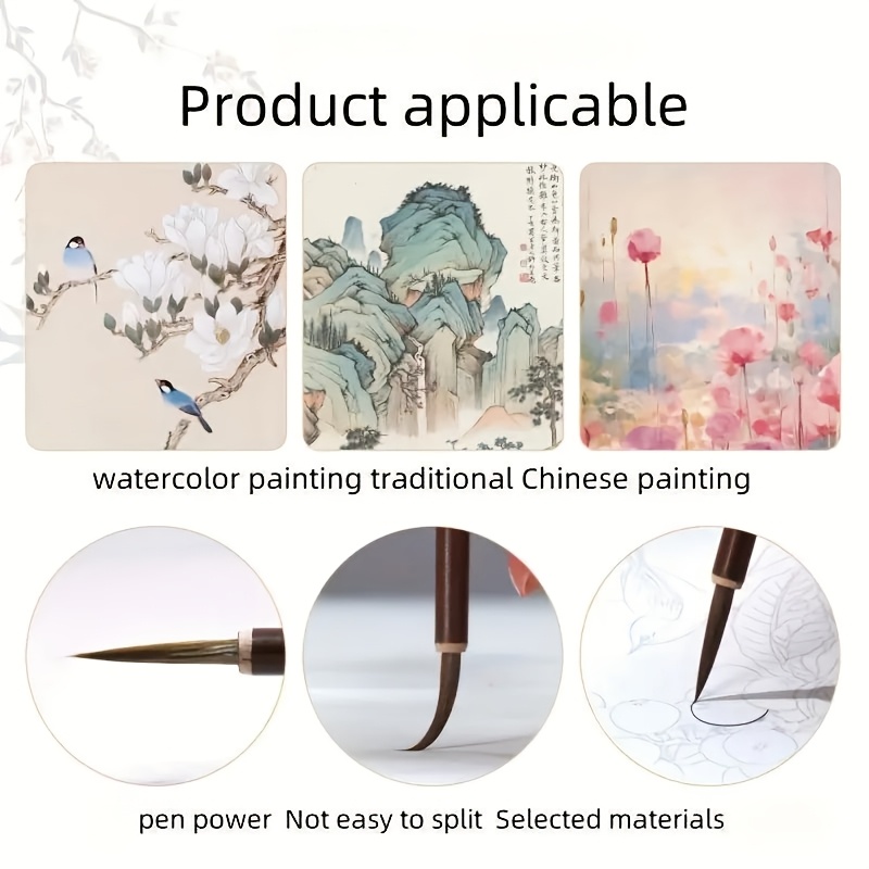 12pcs High-Quality Watercolor and Calligraphy Brush Set, Artist Tools