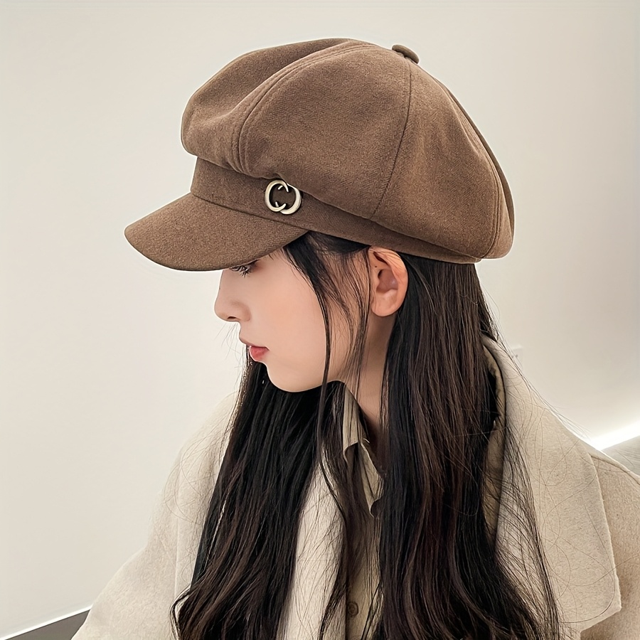 womens beret spring autumn korean style trendy british - Temu display picture 3