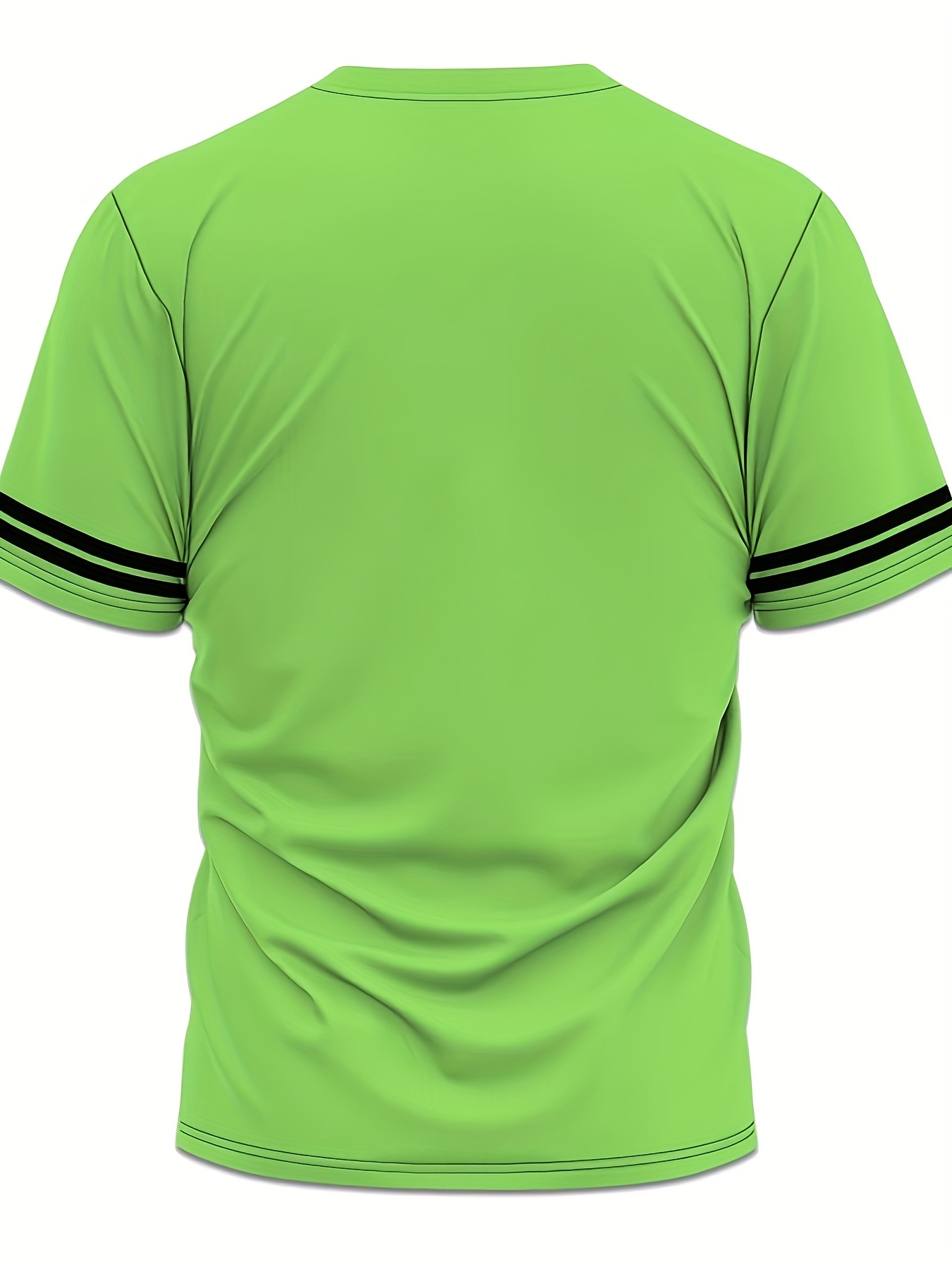 Men's 3D Printed Freedom Script Casual T-Shirt - Summer Short Sleeve Round Neck Tee, Breathable Regular Fit, Machine Washable for Outdoor & Casual Attire