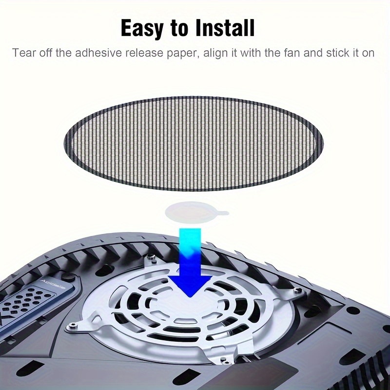 1/2/4/6/8pcs Fan Filter Dustproof Screen Mesh For Ps5/4
