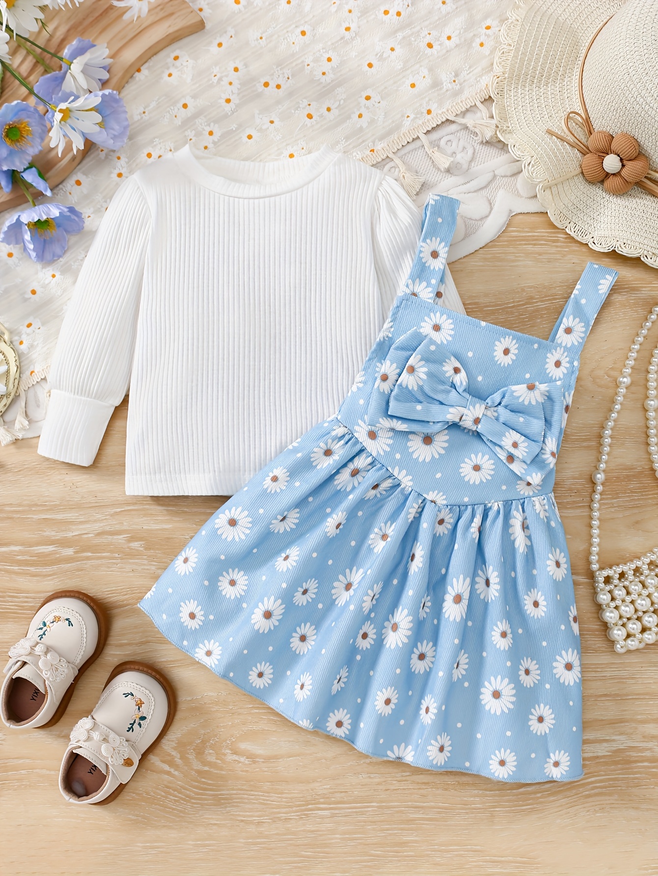 daisy dress baby girl sold on Temu New Zealand