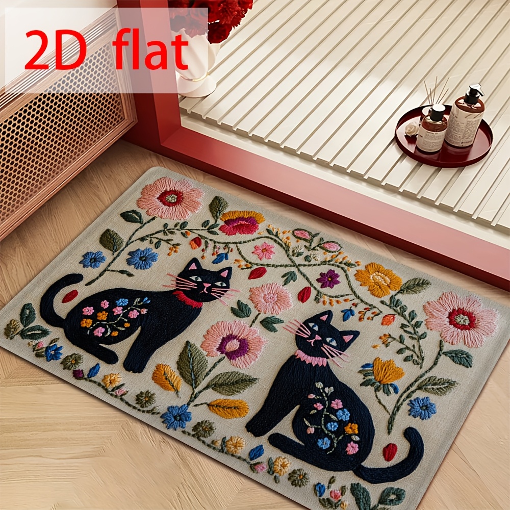 cat door mat sold on Temu United States