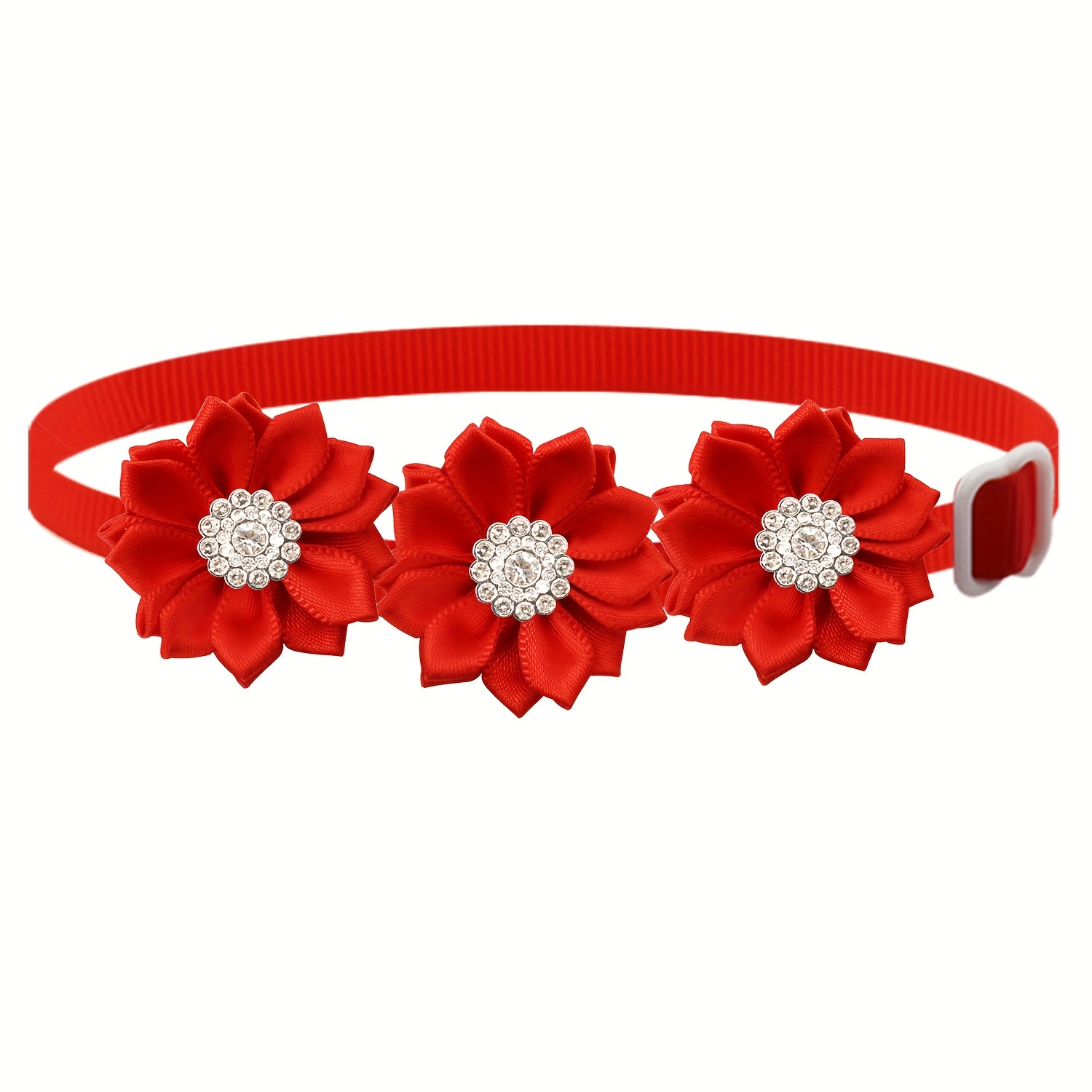 10 Pack Assorted Floral Dog Collars with Bowties