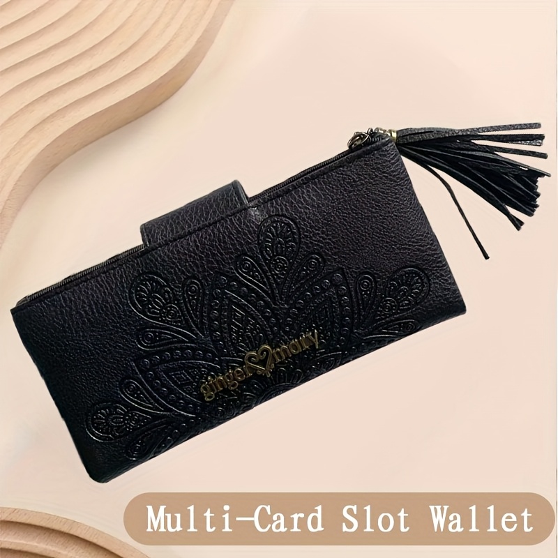 Image of Classic Ladies' Wallet, Fashionable Clasp Handbag, Design, High-end Business Long Wallet, Perfect Mother's Day Gift