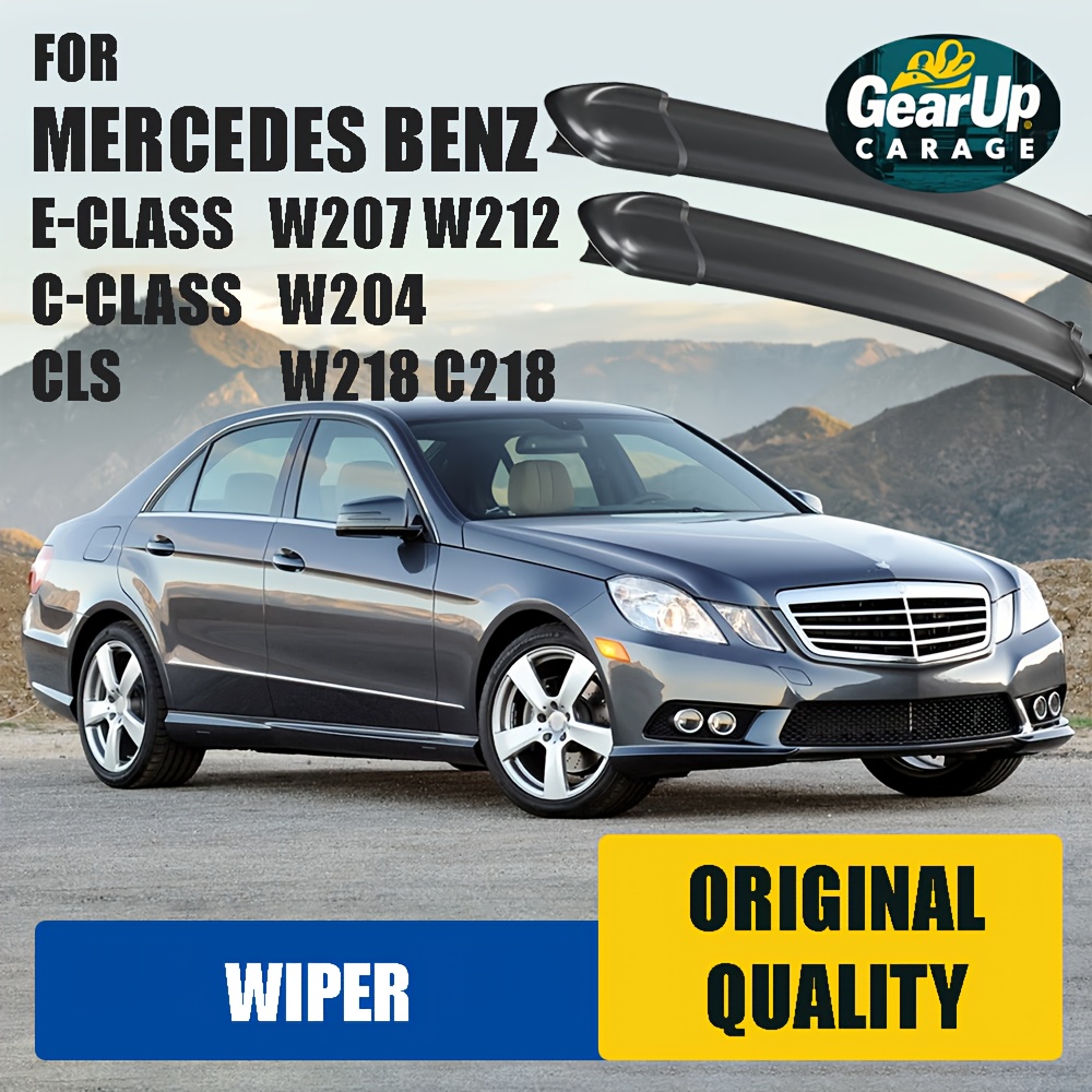 Kit Balais D'essuie-glace Avant Pour Mercedes Classe E W212, Classe C W204, CLS W218 - Référence A 938 S, Neuf