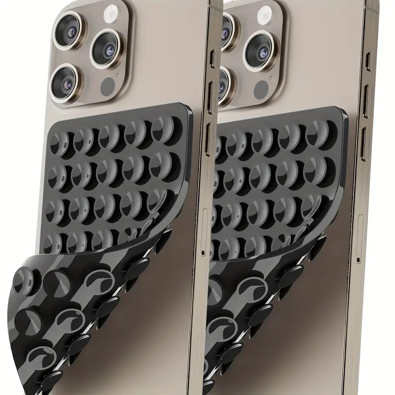 2pcs black sticky phone grip shower phone case mount - Temu 2pcs black sticky phone grip shower phone case mount - Temu