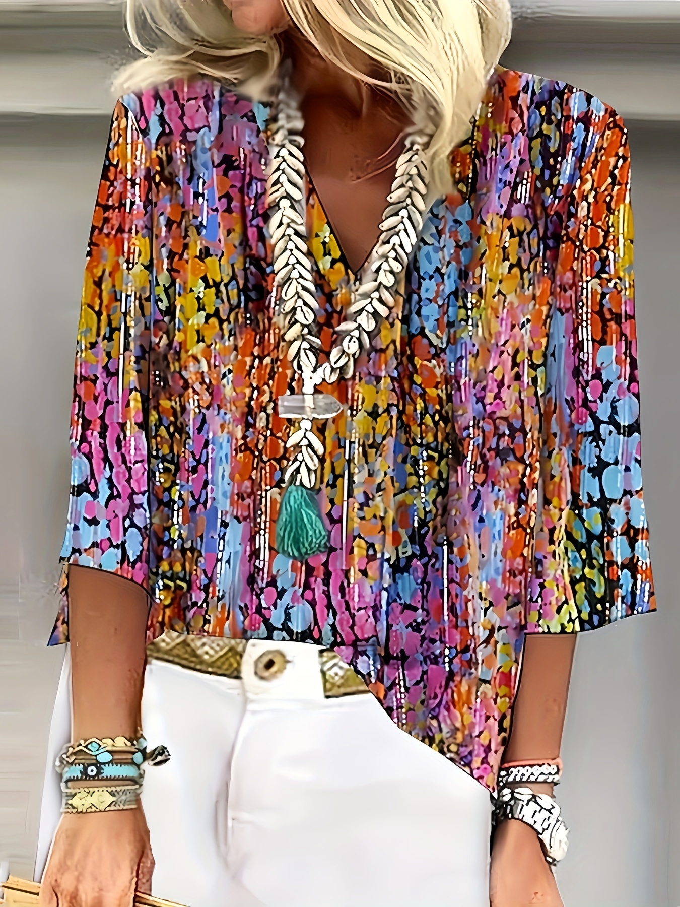 Tunic met Driekwart mouwen - Tunieken