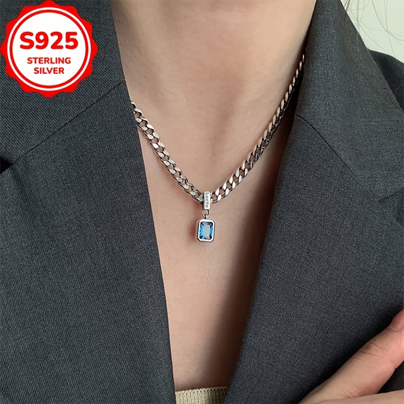 Chunky Chain Lucky Sweater Necklace for Women