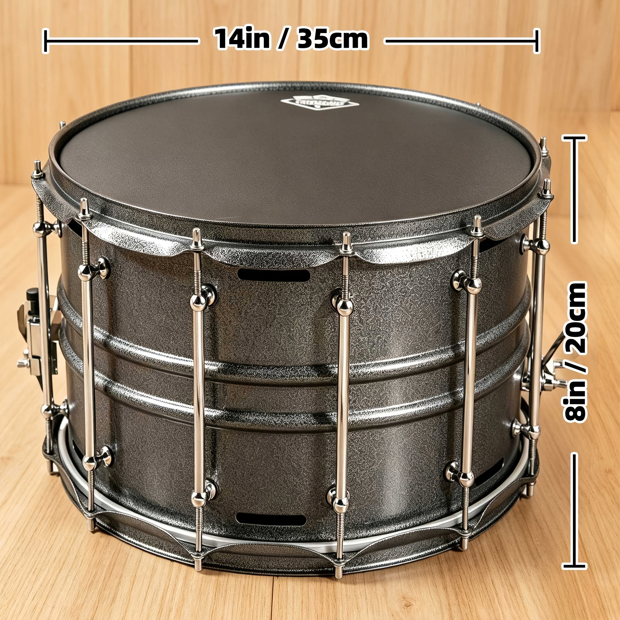 Enormous Cannon Series 14In X 08In Low-Frequency Snare Drum, Zinc... product image 11