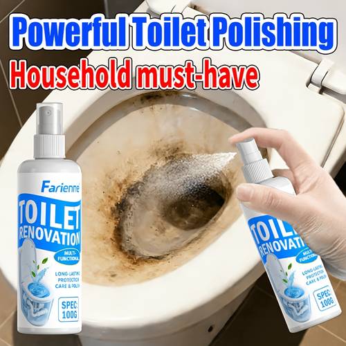 powerful ceramic toilet cleaner fast rust and yellow stain remover suitable for bathrooms and kitchens for home metal and plastic surface restorer household cleaning