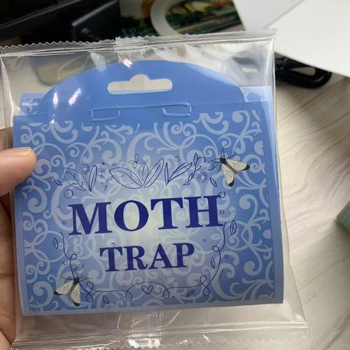 1/5/10pcs Non-Toxic Moth Trap Sticky Traps - Chemical-Free & Pheromone-Free, Safe for Closets, Wardrobes, Cabinets, Drawers - Long-Lasting with , Easy Activation, No Residue, Moth Killer for Pantry, Carpet, Furniture - Ideal for Home, Kitchen, Bedroom, Office - Green & Non-Toxic Moth Control, 1pc or Bulk Pack Options